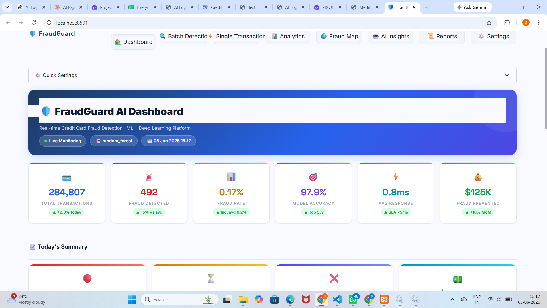 FraudGuard AI — Credit Card Fraud Detection